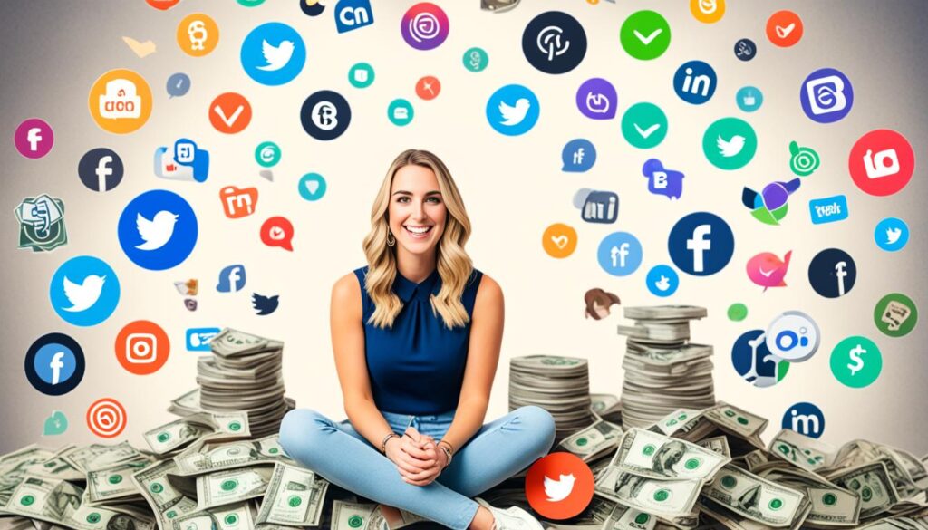 impact of social media on Bailey Sarian's income