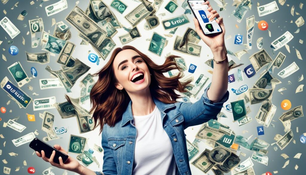 lily collins social media impact