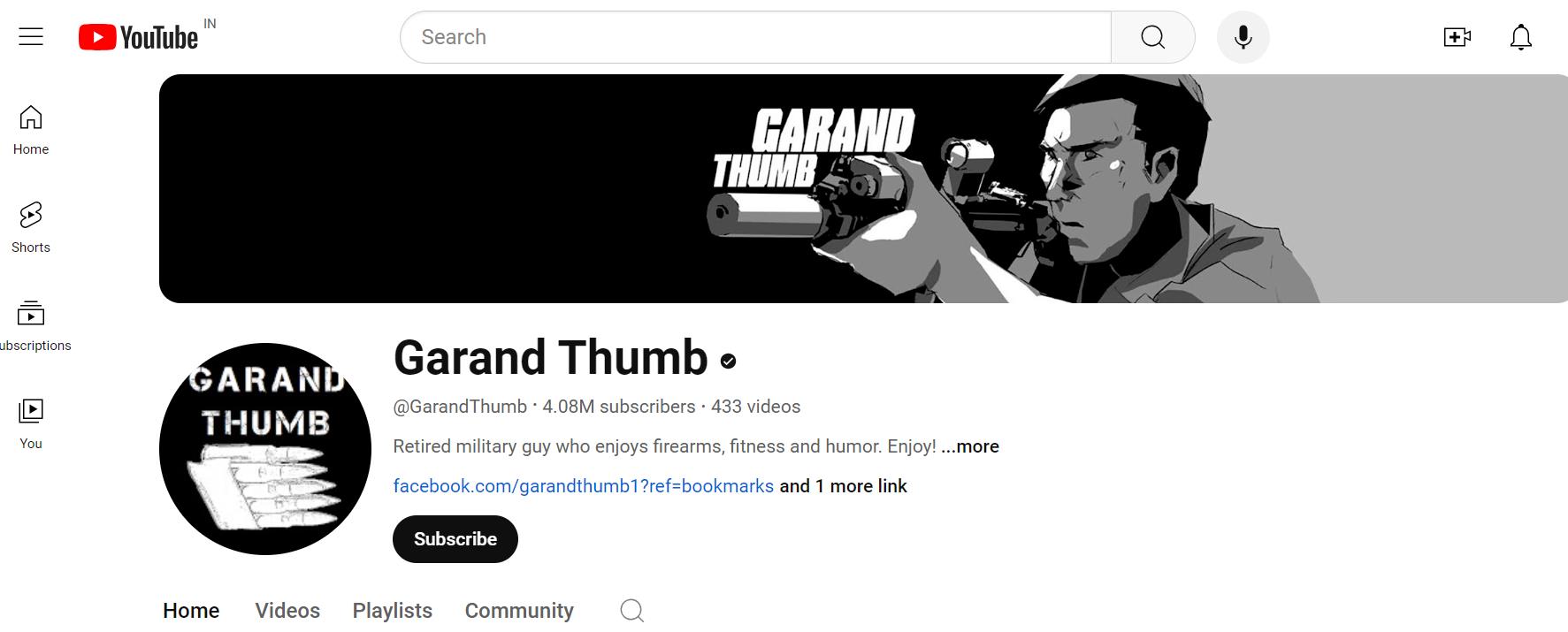 Garand Thumb Net Worth